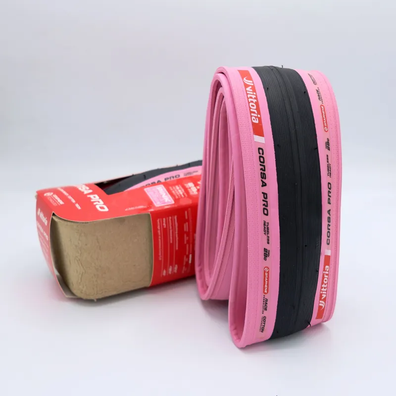 Vittoria Corsa Pro Tubeless-Ready Road Bike Tyre - Pink Edition-3