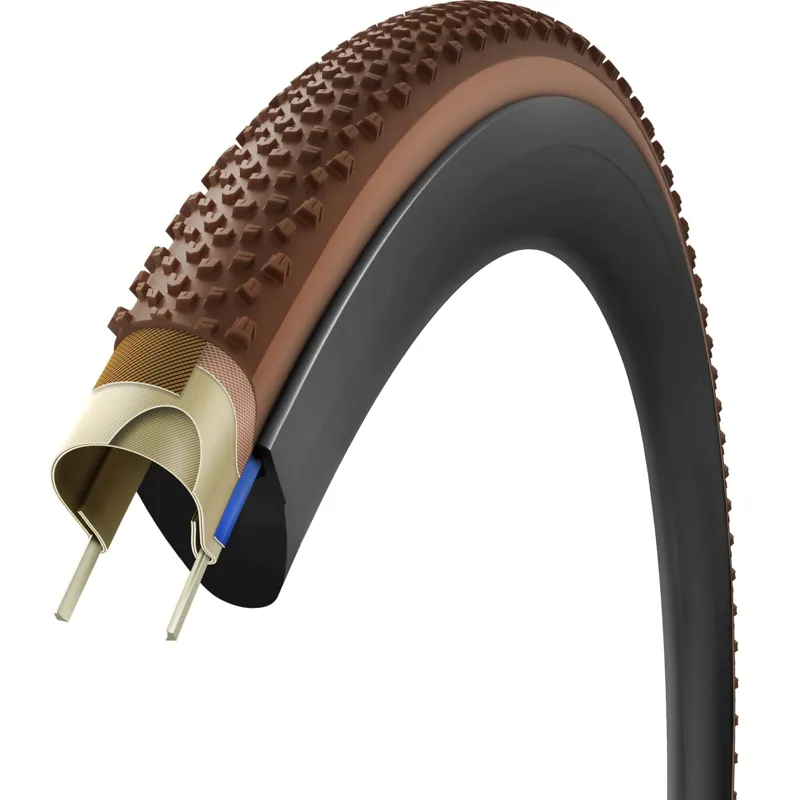 Vittoria Terreno Pro T60 Mixed 700c Gravel Race Tubeless Ready Tyre - Brown-2