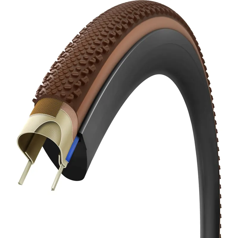 Vittoria Terreno Pro T50 Mixed 700c Gravel Race Tubeless Ready Tyre - Brown-2