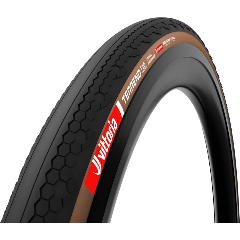 Vittoria Terreno T10 Hardpack 700c Gravel Endurance G2.0 Tubeless Ready Tyre - Brown