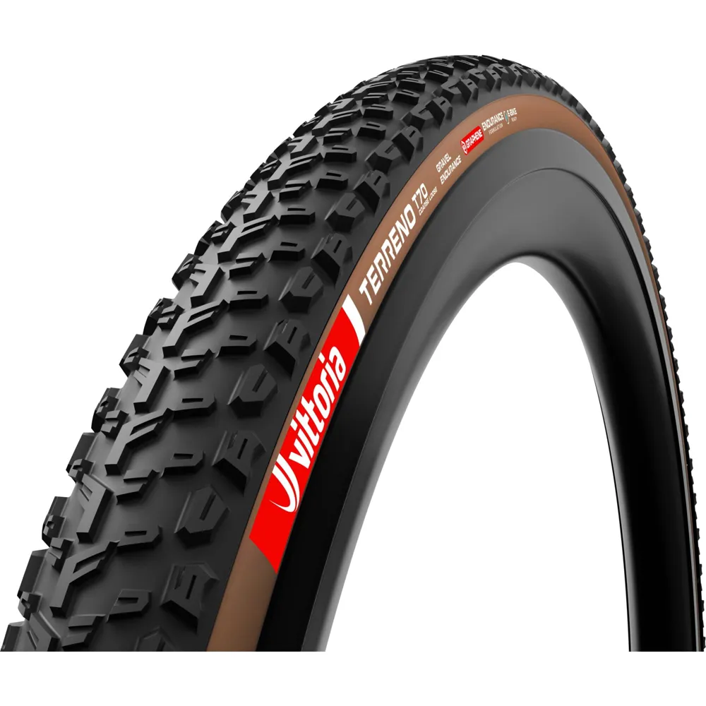 uPRISE Bikes Vittoria Terreno T70 Coarse Loose 700c Gravel Endurance Full G2.0 Tubeless Ready Tyre - Brown | Price match, 365 day return s, 18-Month Warranty, Finance Available & Free UK Delivery