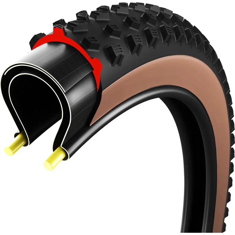 Vittoria Torrente XC Race 29 inch Tubeless Ready MTB Tyre - Brown-2