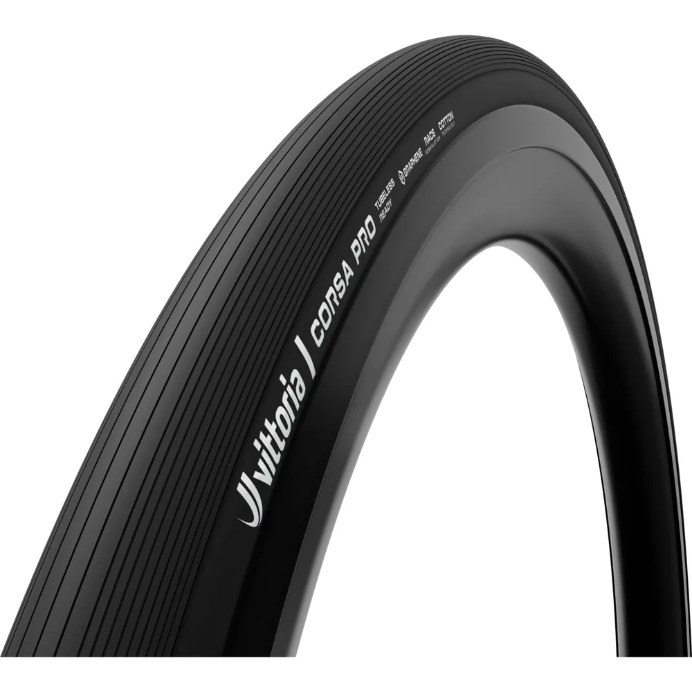 uPRISE Bikes Vittoria Corsa Pro 700c Fold TLR G2.0 Road Tyre - Black | Price match, 365 day return s, 18-Month Warranty, Finance Available & Free UK Delivery