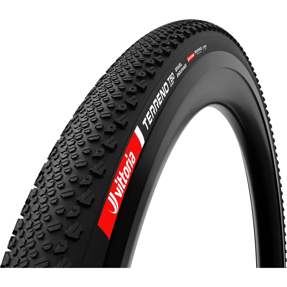 uPRISE Bikes Vittoria Terreno T50 Mixed 700x40c Gravel Sport Rigid Tyre - Black | Price match, 365 day returns, 18-Month Warranty, Finance Available & Free UK Delivery