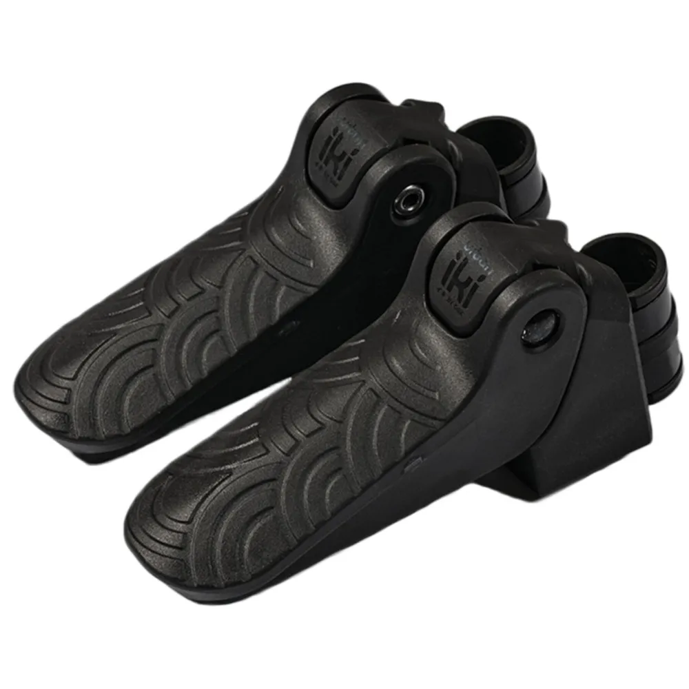 uPRISE Bikes Urban Iki Footrests For The Junior Bike Seat - Black | Price match, 365 day return s, 18-Month Warranty, Finance Available & Free UK Delivery