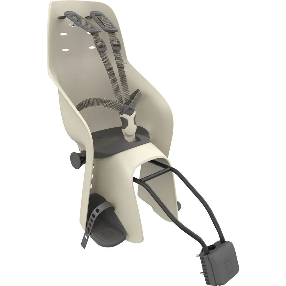 uPRISE Bikes Urban Iki Rear Seat U-ME Frame Mount - Nagisa Beige / Bincho Black | Price match, 365 day return s, 18-Month Warranty, Finance Available & Free UK Delivery