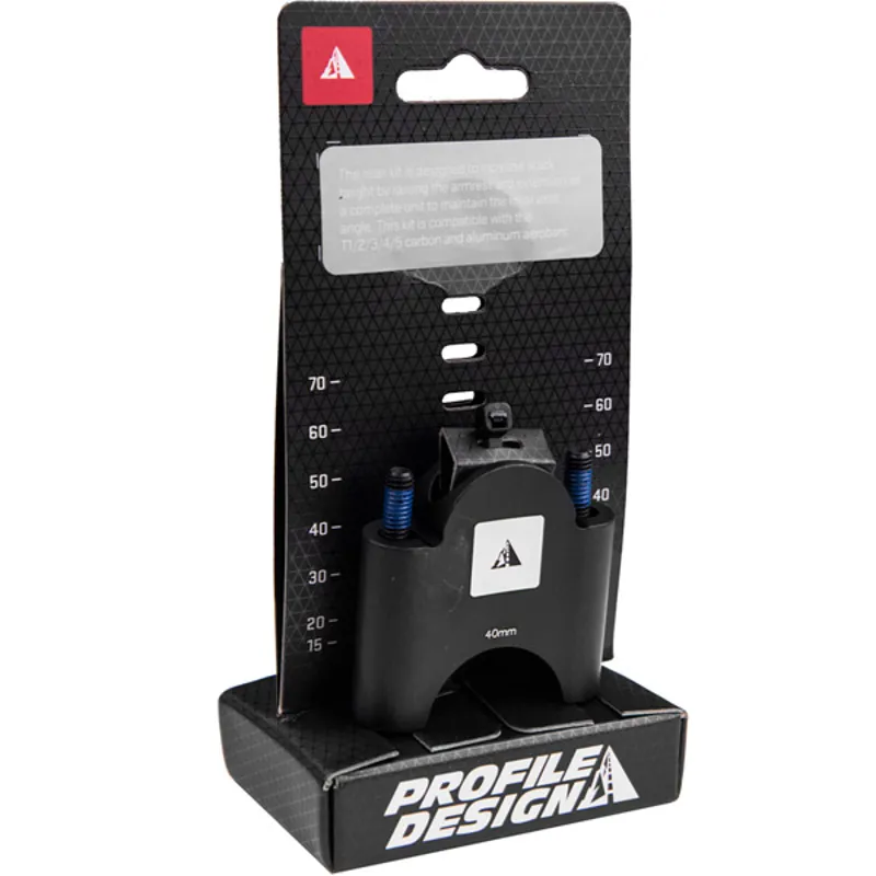 Profile Design Clip On Aerobar Riser Kit - Black-1