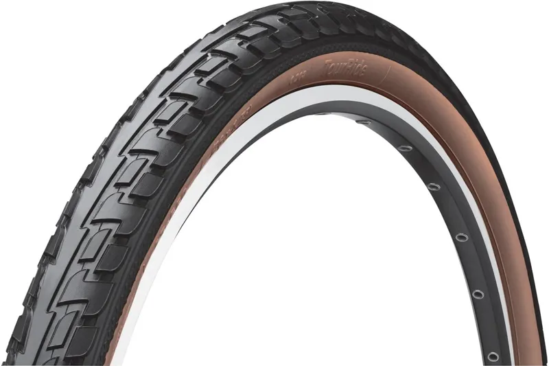 Continental Ride Tour 700c Hybrid Tyre - Black/Tan