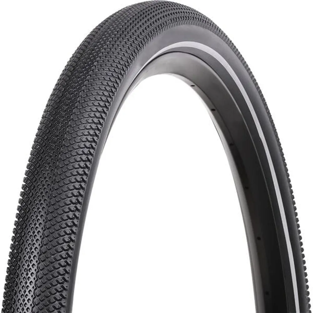 uPRISE Bikes Nutrak Speedster with Puncture Belt/Reflective Stripe Gravel Tyre - 700x40c - Black | Price match, 365 day returns, 18-Month Warranty, Finance Available & Free UK Delivery