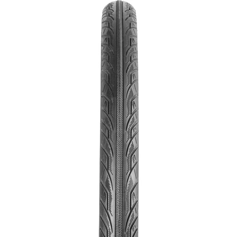 Nutrak Zilent Hybrid Tyre with Puncture Belt and Reflective Stripe - Black-1