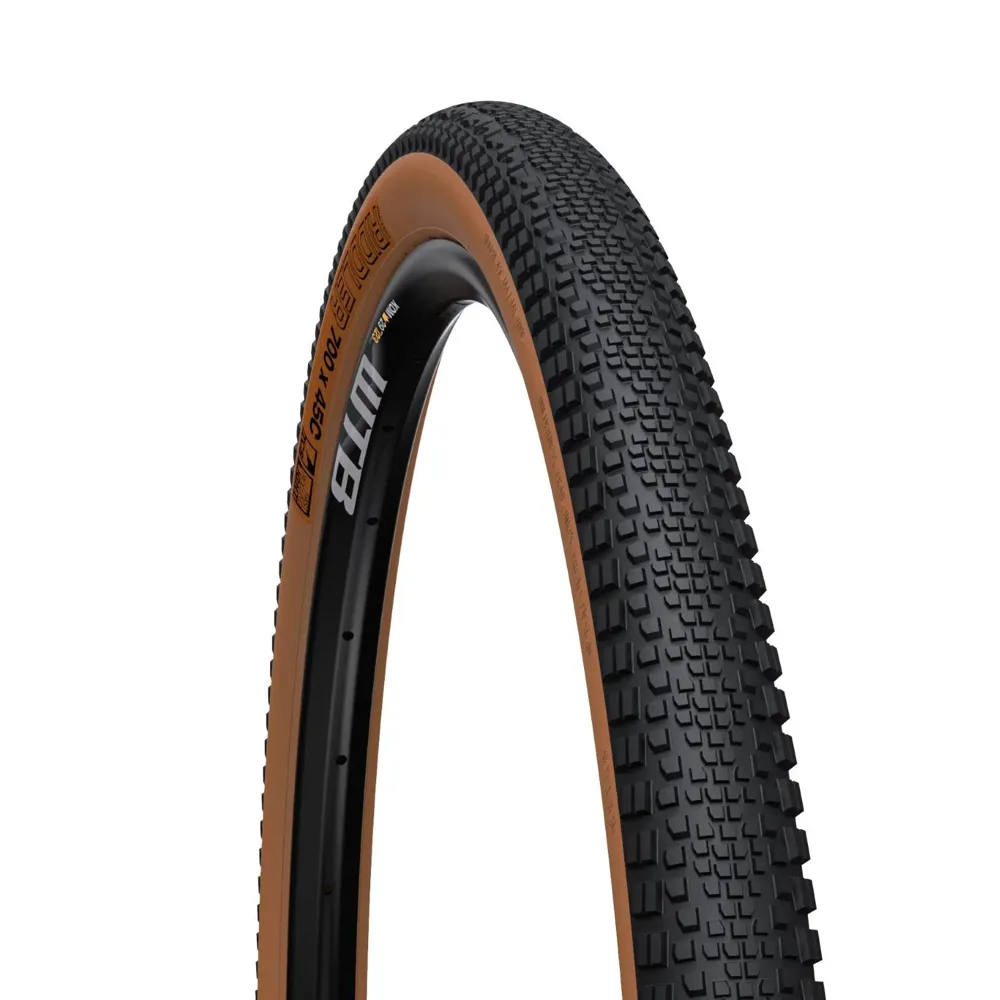uPRISE Bikes WTB Riddler Light/Fast Dual DNA 700x45c Clincher Gravel Tyre - Tan | Price match, 365 day return s, 18-Month Warranty, Finance Available & Free UK Delivery