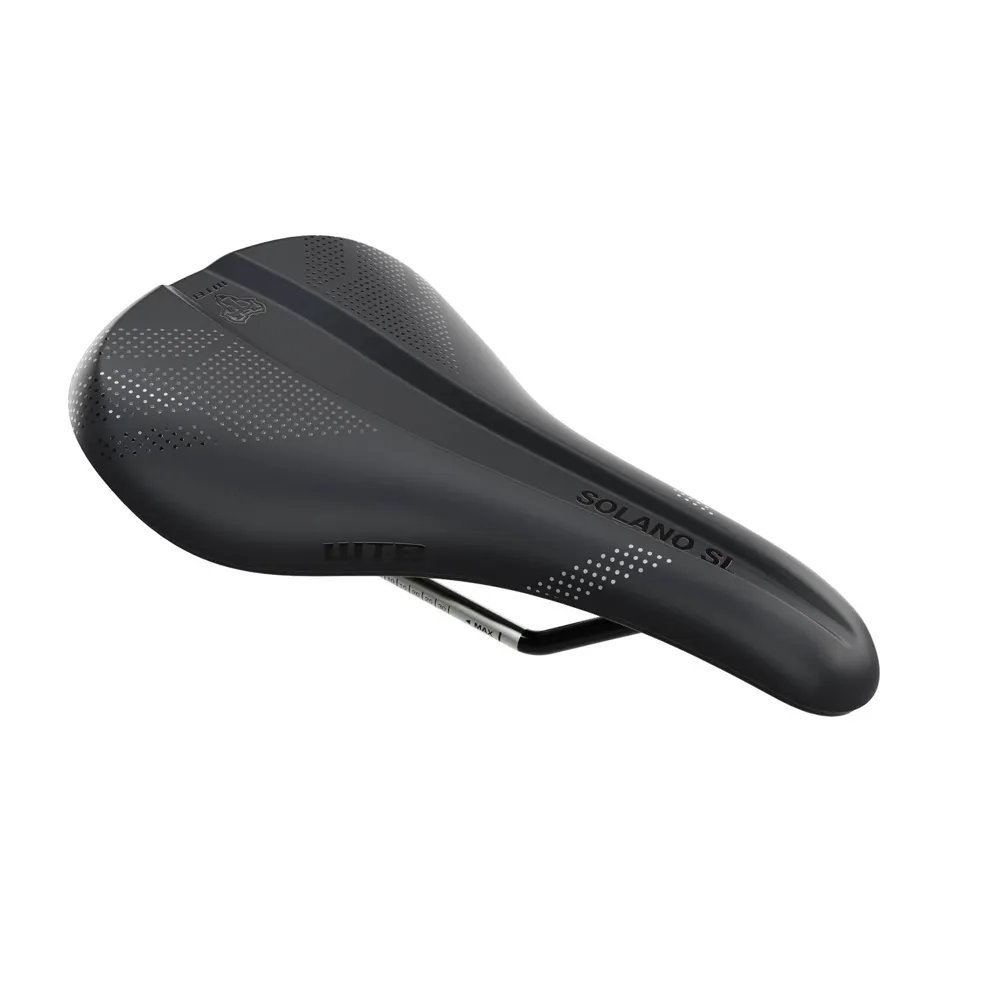 uPRISE Bikes WTB Solano SL Saddle - Titanium Rails - Medium - Black | Price match, 365 day return s, 18-Month Warranty, Finance Available & Free UK Delivery
