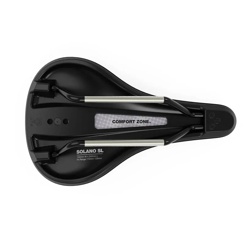 WTB Solano SL Saddle - Titanium Rails - Medium - Black-3