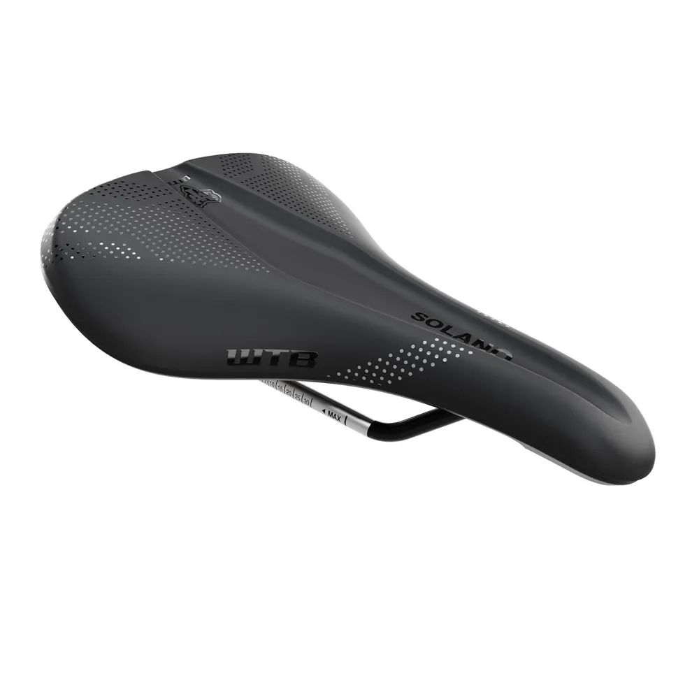 uPRISE Bikes WTB Solano Saddle - Cromoly Rails - Wide - Black | Price match, 365 day return s, 18-Month Warranty, Finance Available & Free UK Delivery