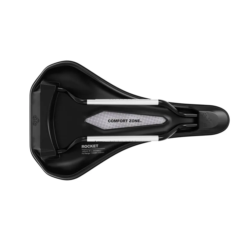 WTB Rocket Saddle - Stainless Steel Rails - Medium - Black-3