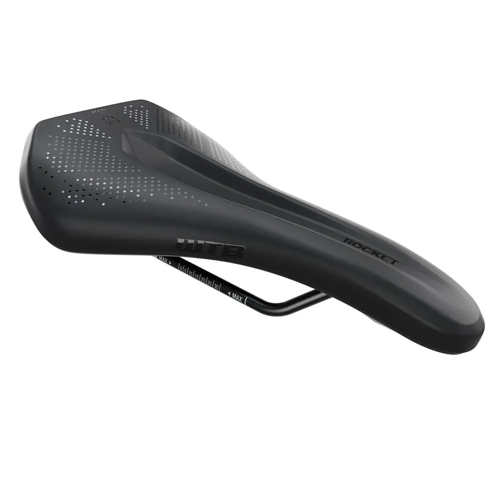 uPRISE Bikes WTB Rocket Saddle - Steel Rails - Medium - Black | Price match, 365 day return s, 18-Month Warranty, Finance Available & Free UK Delivery