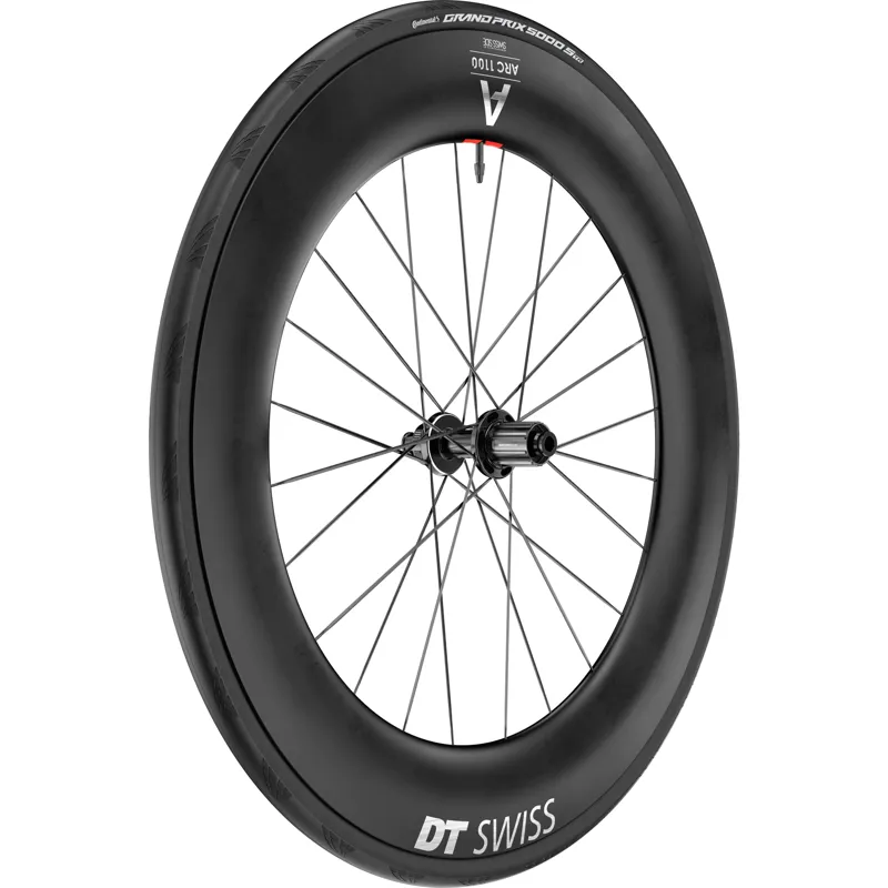 Dt Swiss ARC 1100 DICUT WTS Carbon Clincher 85 x 22mm Rear Wheel + Tyre