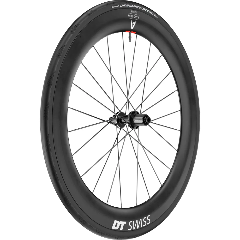 uPRISE Bikes Dt Swiss ARC 1100 DICUT WTS Carbon Clincher 65 x 22mm Rear Wheel + Tyre | Price match, 365 day returns, 18-Month Warranty, Finance Available & Free UK Delivery