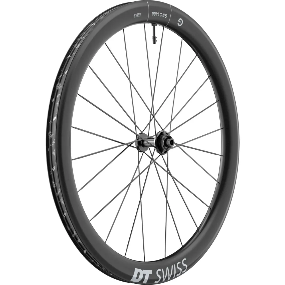 uPRISE Bikes Dt Swiss GRC 1400 DICUT Disc Carbon Clincher 50 x 24mm 700c Front Wheel | Price match, 365 day returns, 18-Month Warranty, Finance Available & Free UK Delivery