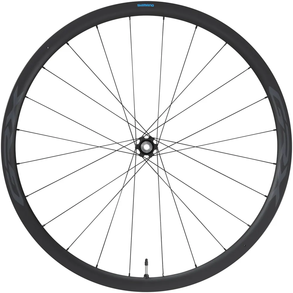 uPRISE Bikes Shimano WH-RX870 GRX 12x100mm E-thru Centre Lock Disc Carbon Front Wheel | Price match, 365 day return s, 18-Month Warranty, Finance Available & Free UK Delivery