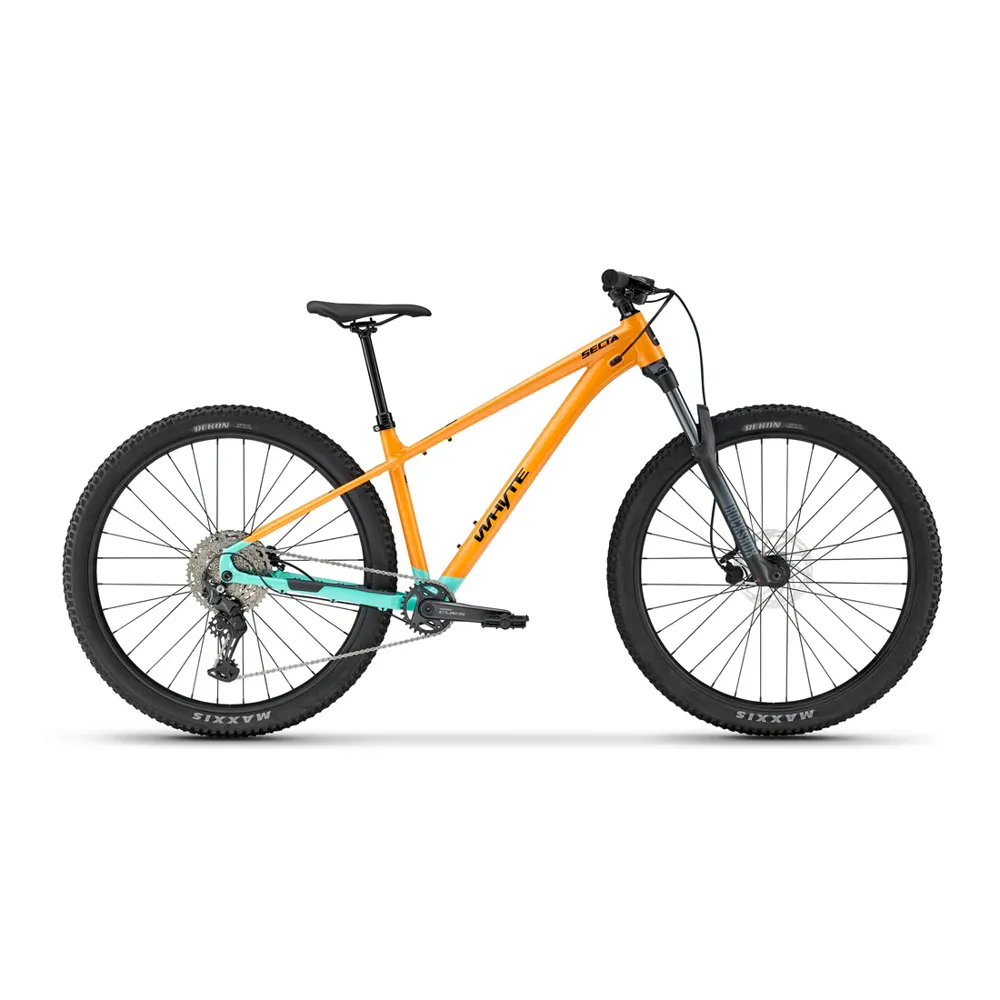 uPRISE Bikes Whyte Bikes Whyte Secta S 29er 2025 Hardtail Mountain Bike - Coral Orange/Turquoise | Price match, 365 day return s, 18-Month Warranty, Finance Available & Free UK Delivery