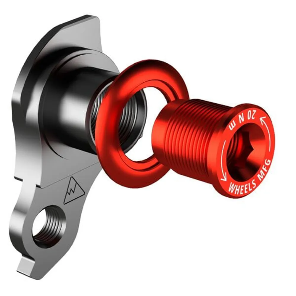 uPRISE Bikes Wheels Manufacturing Derailleur Hanger/Dropout - 487-1 - Red Bolt | Price match, 365 day return s, 18-Month Warranty, Finance Available & Free UK Delivery
