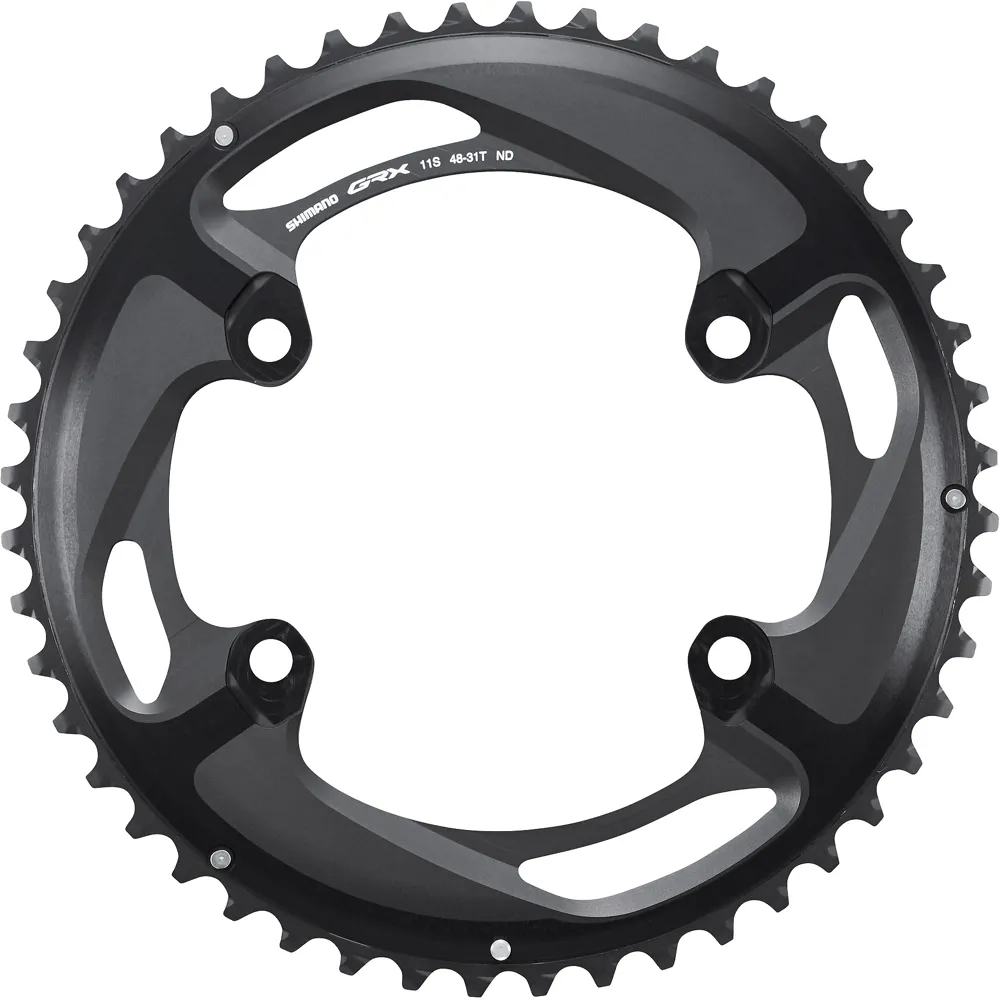 uPRISE Bikes Shimano FC-RX810-2 GRX 11spd Double Inner Chainring 48T-ND for 48-31T | Price match, 365 day return s, 18-Month Warranty, Finance Available & Free UK Delivery