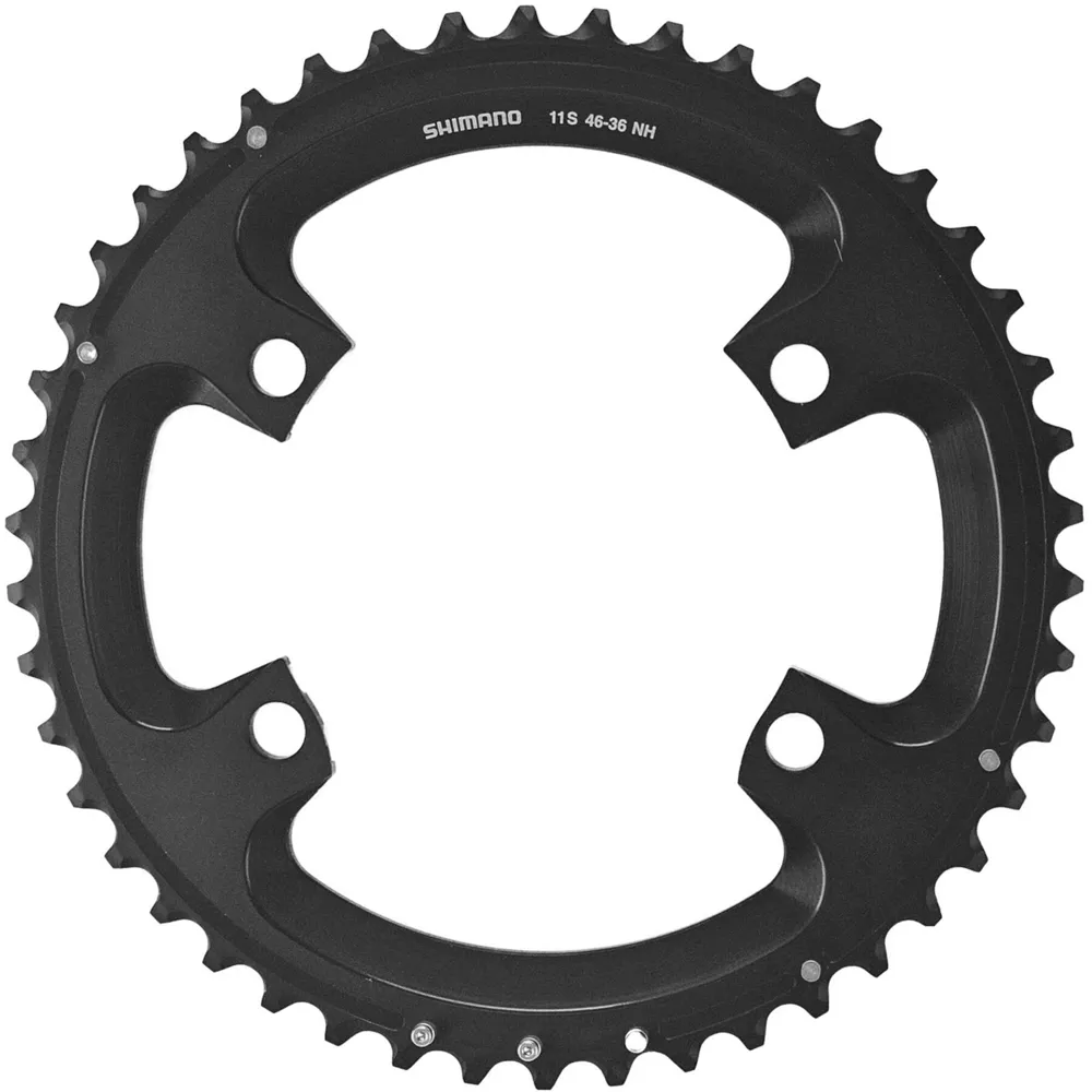 uPRISE Bikes Shimano FC-08 Ultegra 11 Speed Outer Chainring 46T-NH for 46/36T | Price match, 365 day return s, 18-Month Warranty, Finance Available & Free UK Delivery
