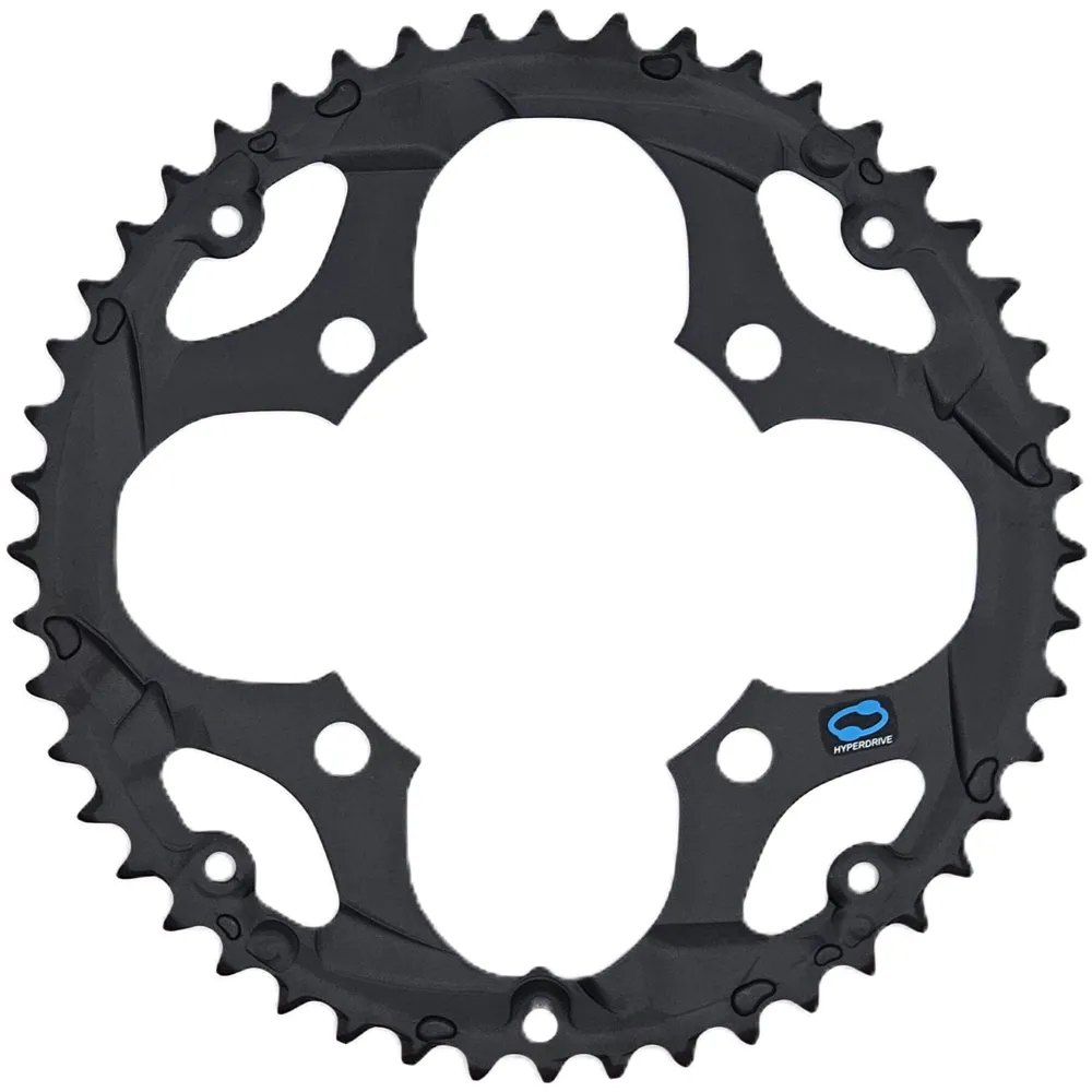 uPRISE Bikes Shimano FC-M361 Acera 7/8 Speed Outer Chainring - 48T - Black | Price match, 365 day return s, 18-Month Warranty, Finance Available & Free UK Delivery