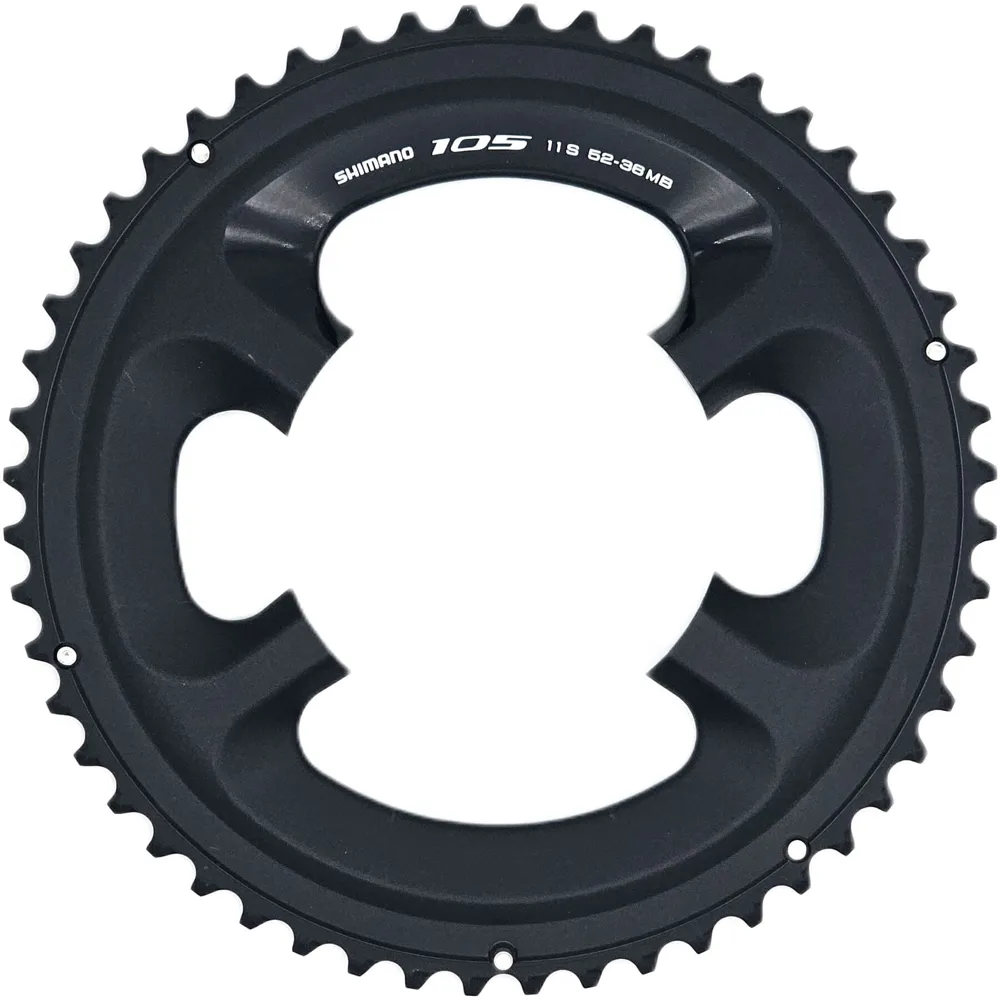 uPRISE Bikes Shimano FC-5800 105 11 Speed Outer Chainring 52T-MB for 52/36T - Black | Price match, 365 day return s, 18-Month Warranty, Finance Available & Free UK Delivery
