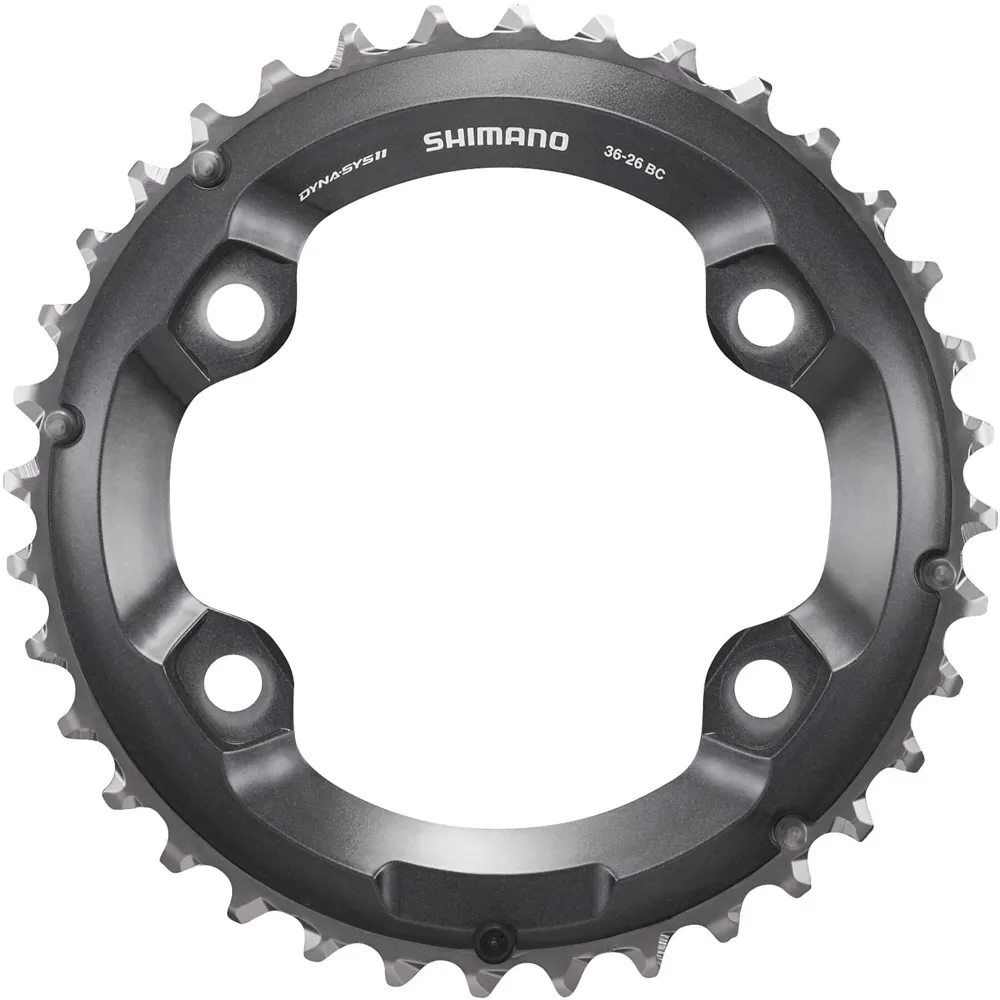 uPRISE Bikes Shimano FC-M8000 XT 11 Speed Double Outer Chainring 36T-BC For 36-26T | Price match, 365 day return s, 18-Month Warranty, Finance Available & Free UK Delivery