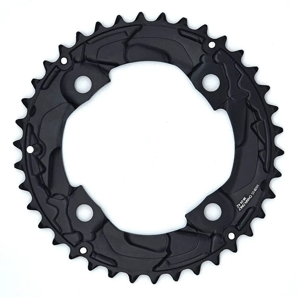 uPRISE Bikes Shimano FC-M617 Deore 10 Speed Double Outer Chainring - 38T-AZ | Price match, 365 day return s, 18-Month Warranty, Finance Available & Free UK Delivery