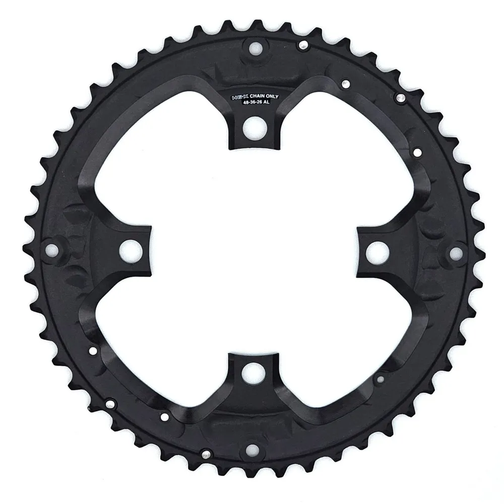uPRISE Bikes Shimano FC-T6010 10 Speed Triple Outer Chainring - 48T for Chain Guard | Price match, 365 day return s, 18-Month Warranty, Finance Available & Free UK Delivery
