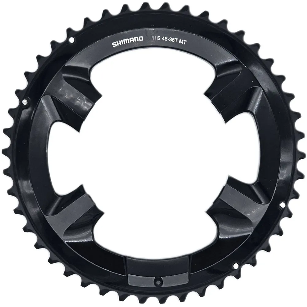 uPRISE Bikes Shimano FC-RS510 Road 11 Speed Outer Chainring - 46T-MT for 46/36T | Price match, 365 day return s, 18-Month Warranty, Finance Available & Free UK Delivery