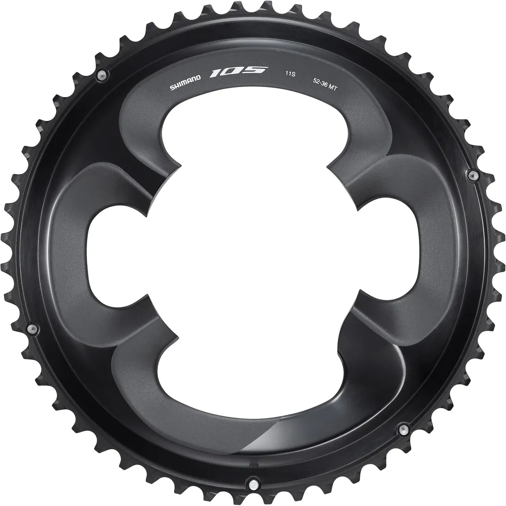 uPRISE Bikes Shimano FC-R7000 105 11 Speed Outer Chainring 52T-MT - Black | Price match, 365 day return s, 18-Month Warranty, Finance Available & Free UK Delivery