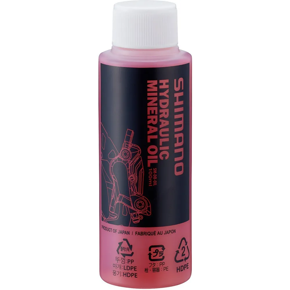 uPRISE Bikes Shimano Mineral oil - 100ml - Red | Price match, 365 day return s, 18-Month Warranty, Finance Available & Free UK Delivery