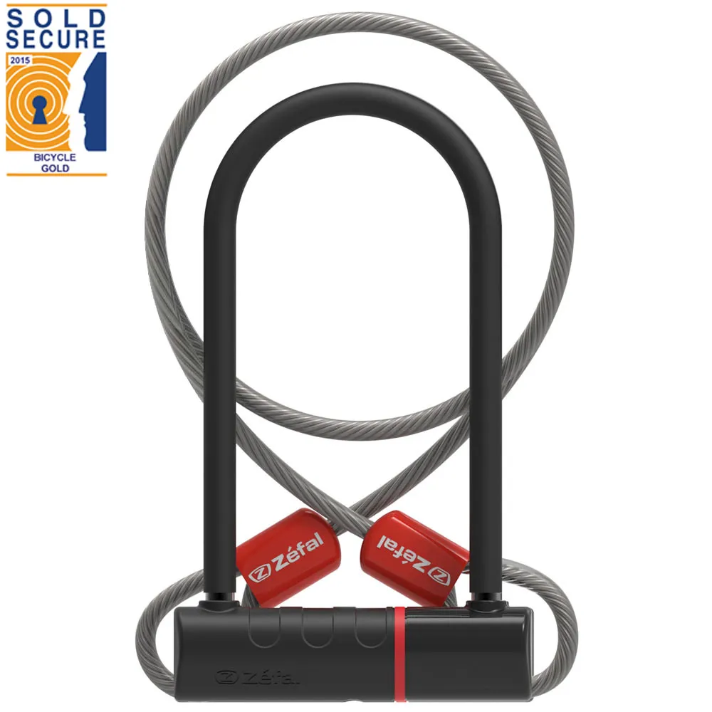 uPRISE Bikes Zefal K-Traz U17 D Lock With Extension Cable | Price match, 365 day return s, 18-Month Warranty, Finance Available & Free UK Delivery