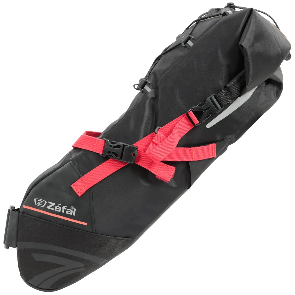 uPRISE Bikes Zefal Z Adventure R11 Saddle Bag - BlackRed - 11 litre | Price match, 365 day return s, 18-Month Warranty, Finance Available & Free UK Delivery