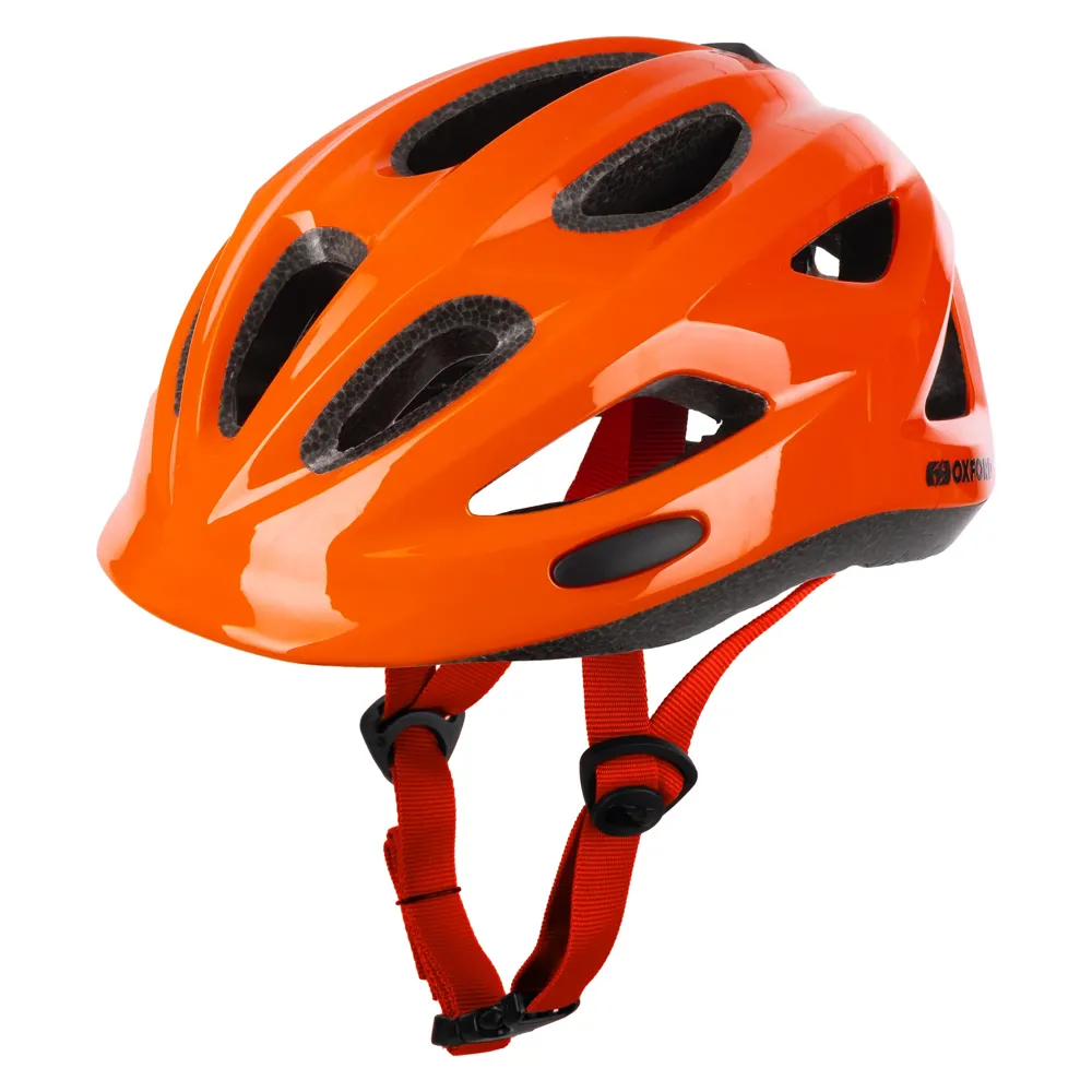 uPRISE Bikes Oxford Zuno Junior Helmet - 48-54cm - Gloss Orange | Price match, 365 day return s, 18-Month Warranty, Finance Available & Free UK Delivery