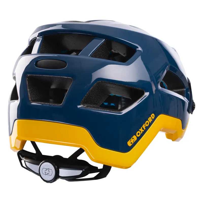 Oxford Altius MTB Helmet - Blue/Yellow-1