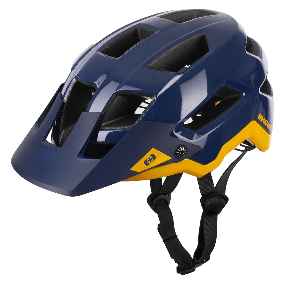 uPRISE Bikes Oxford Altius MTB Helmet - Blue/Yellow | Price match, 365 day return s, 18-Month Warranty, Finance Available & Free UK Delivery