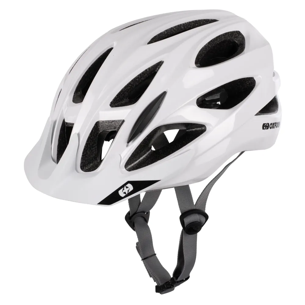 uPRISE Bikes Oxford Hoxton MTB Helmet - Gloss White | Price match, 365 day returns, 18-Month Warranty, Finance Available & Free UK Delivery