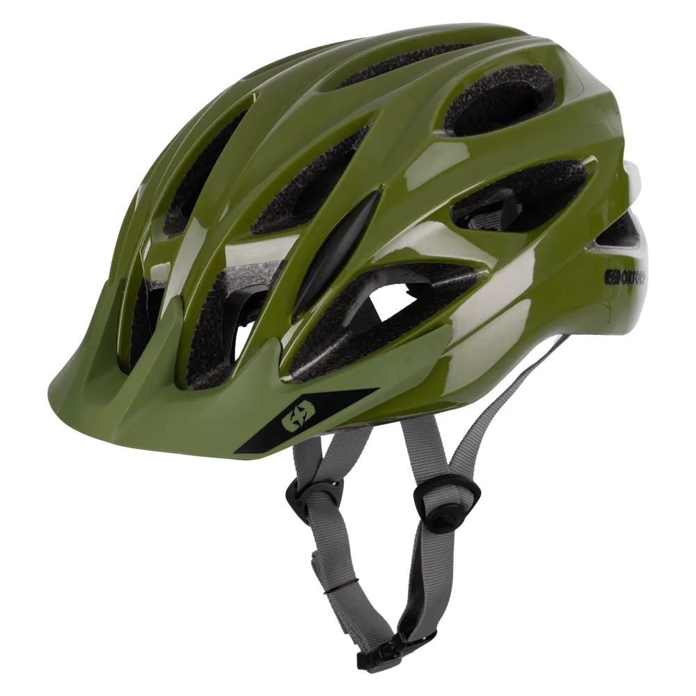 uPRISE Bikes Oxford Hoxton MTB Helmet - Gloss Olive Green | Price match, 365 day returns, 18-Month Warranty, Finance Available & Free UK Delivery