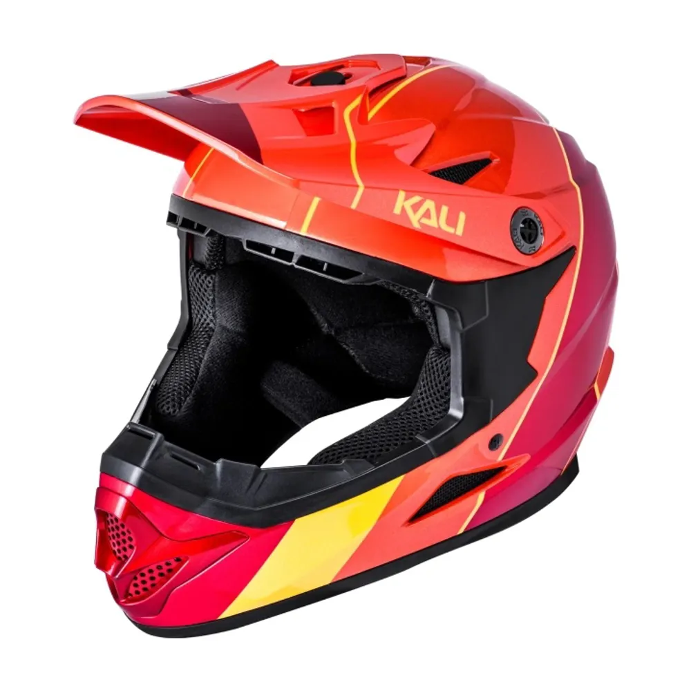 uPRISE Bikes Kali Zoka Stripe Full Face Helmet - Flare | Price match, 365 day returns, 18-Month Warranty, Finance Available & Free UK Delivery