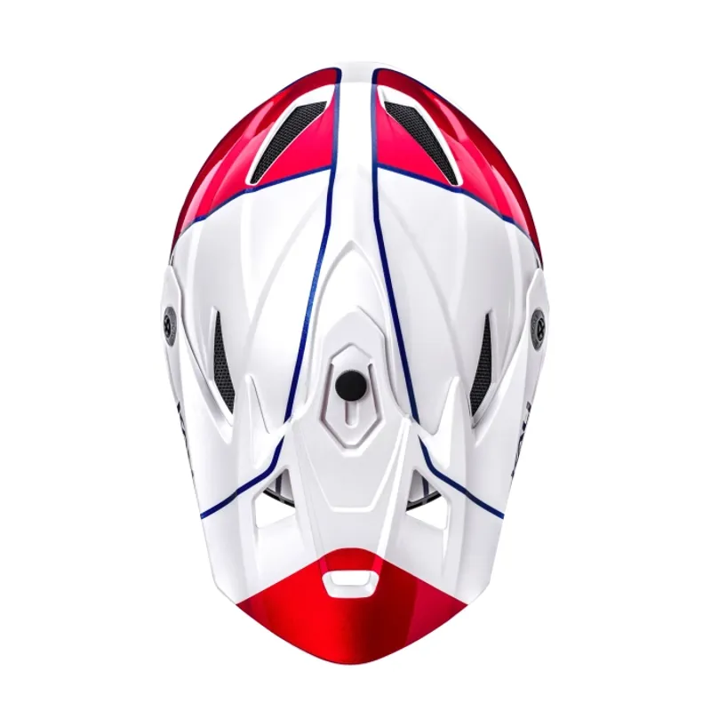 Kali Zoka Stripe Full Face Helmet - Firecracker-5