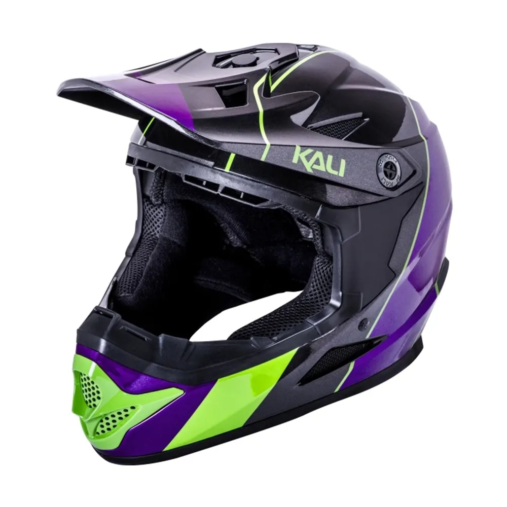uPRISE Bikes Kali Zoka Stripe Full Face Helmet - Crawler | Price match, 365 day returns, 18-Month Warranty, Finance Available & Free UK Delivery