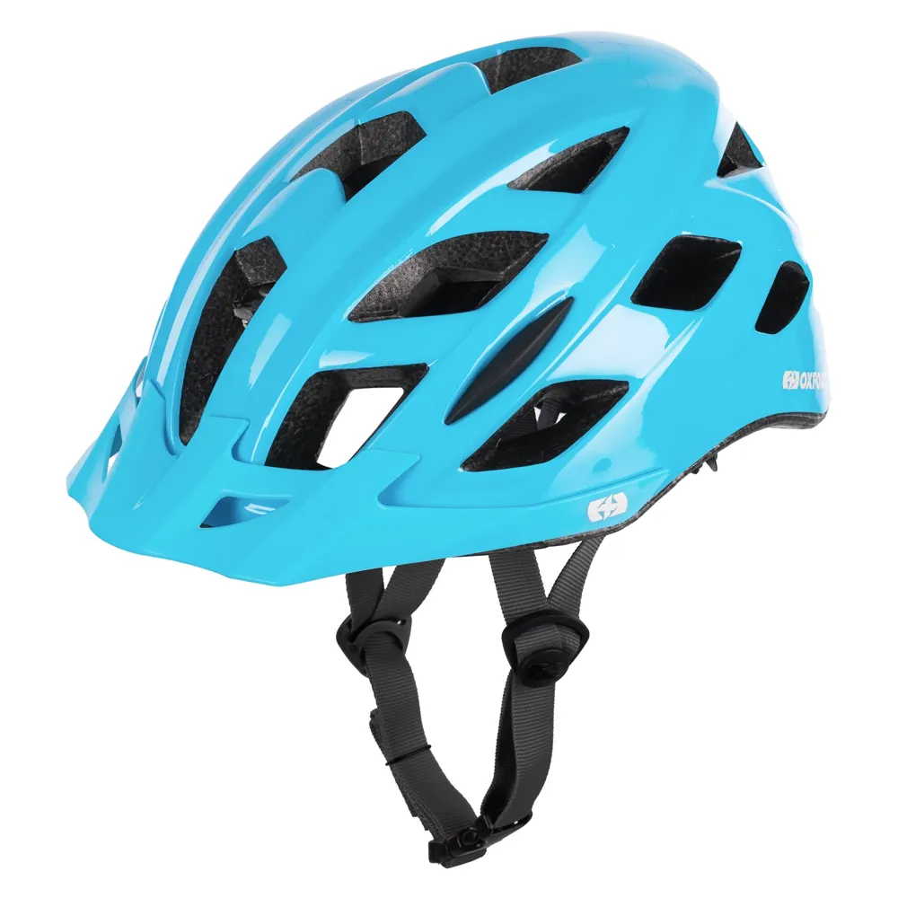 uPRISE Bikes Oxford Metro-V Urban Helmet - Gloss Blue | Price match, 365 day return s, 18-Month Warranty, Finance Available & Free UK Delivery