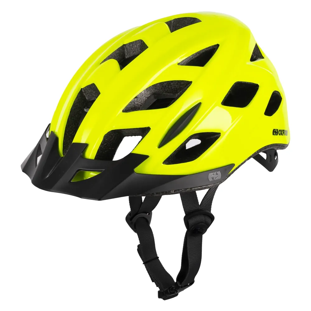uPRISE Bikes Oxford Metro-V Urban Helmet - Gloss Fluo | Price match, 365 day return s, 18-Month Warranty, Finance Available & Free UK Delivery