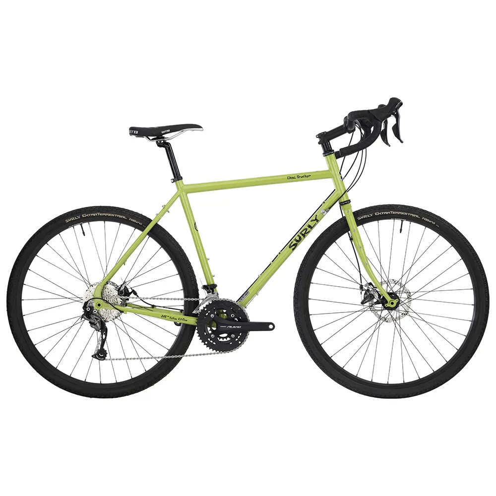 uPRISE Bikes Surly Disc Trucker Touring Bike - Pea Lime Soup | Price match, 365 day return s, 18-Month Warranty, Finance Available & Free UK Delivery