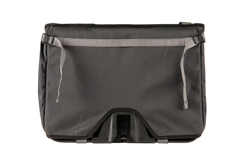 Brompton Borough Basket Bag with Frame - Dark Grey - Large-4